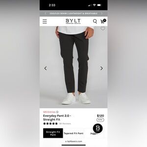 BYLT Basics Everyday 2.0 Pant